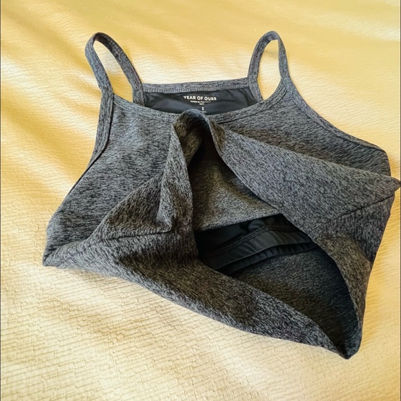 Year of Ours Cindy tank in charcoal (Carbon 38) - Picture 2 of 4